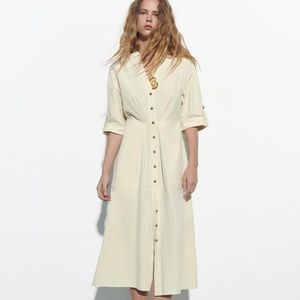 ZARA Mini Shirt Dress